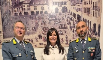 Tenente Colonnello Alberto Cavallo ricevuto a Palazzo Nodari